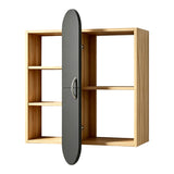 Raft de perete Jonna, Diverse culori, 60x10x80 cm - Stejar - Antracit | SKU: 431-000006 | Raft de perete Jonna, 60x10x80 cm, varianta Stejar - Antracit, produs pentru amenajarea locuinței, disponibil online în România la CasaMob