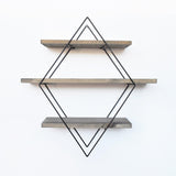 Raft de perete Kube, Nuc, 60x60x14 cm