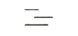 Raft de perete Leila, 3 Piese, Gri - Alb, 30x2x14 cm - Gri