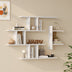 Raft de perete Ledia, MDF, 111x15x78 cm - 176-000237