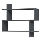 Raft de perete Parallel, Diverse culori, 70x22x66 cm - Antracit