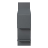 Raft de perete Parallel, Diverse culori, 70x22x66 cm - Antracit
