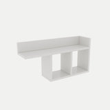 Raft de perete Room, Alb - Gri - Stejar - Galben, 72x37x18 cm - Alb