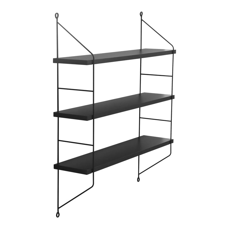 Antracit | SKU: 225-000107 | Raft de perete Vender, 60x15x70 cm, varianta Antracit, produs pentru amenajarea locuinței, disponibil online în România la CasaMob