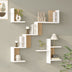 Raft de perete Wall shelf Verso stejar cu antracit color, Stejar - Antracit, 100x15x103 cm - 176-000241
