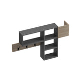 Cuier Wenia, Lemn, 99x15x61 cm - Sonoma-Antracit
