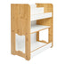 Raft gheona -bianc mdf, Alb - Natural, 57x34x70 cm
