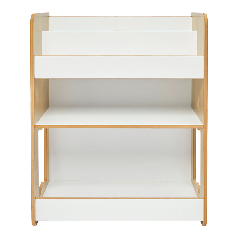 Raft gheona -bianc mdf, Alb - Natural, 57x34x70 cm - Natural