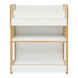 Raft gheona -bianc mdf, Alb - Natural, 57x34x70 cm - Natural