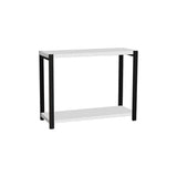 Raft Masa Lerf stejar-metal, negru, 45x17x35 cm - Raft Masa Lerf stejar-metal, negru, 45x17x35 cm - 321-000035