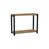 Raft Masa Lerf stejar-metal, negru, 45x17x35 cm - Raft Masa Lerf stejar-metal, negru, 45x17x35 cm