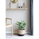 Raft Mimosa, Natural - Negru, 80x20 cm - Natural