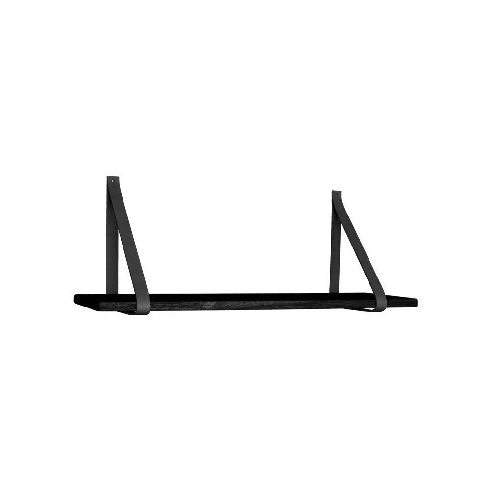 Raft Mimosa, Natural - Negru, 80x20 cm - Raft Mimosa, Natural - Negru, 80x20 cm - NH4292015