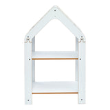 Raft Montessori Zoilen, MDF, 50x30x80 cm - Alb-Albastru