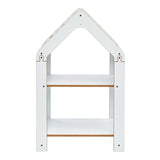Raft Montessori Zoilen, MDF, 50x30x80 cm - Alb-Roz