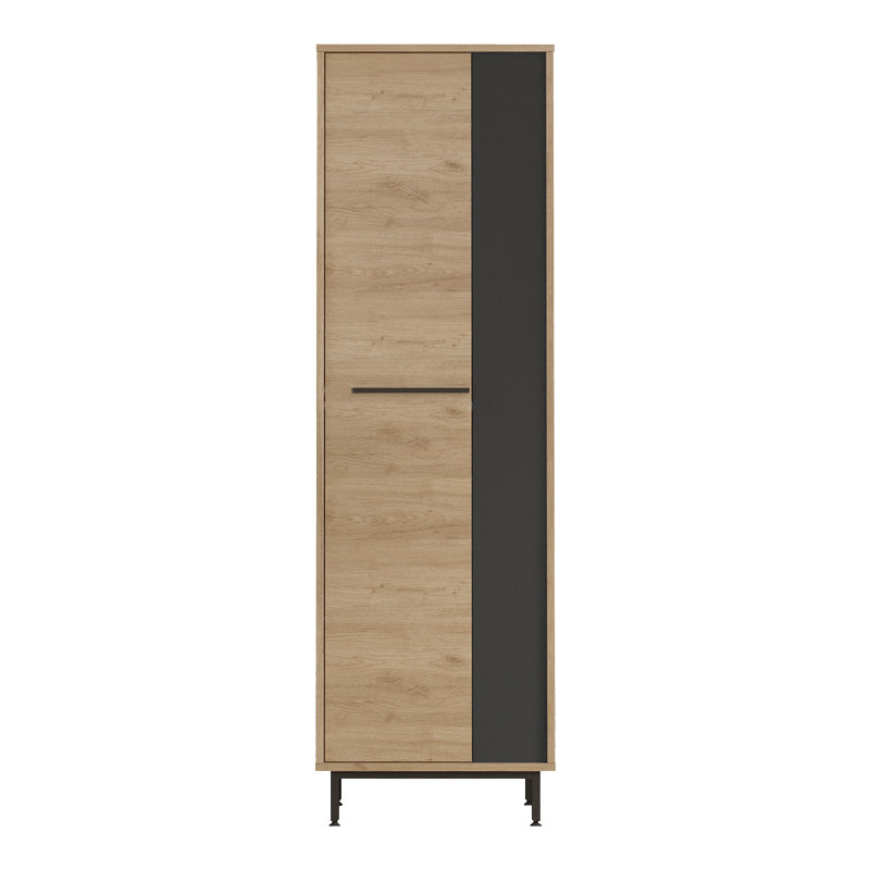 Raft pantofi Scarpiera 9 locuri, Natural-antracit, 57x36x186 cm
