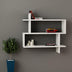 Raft Paralel, Maro - Alb, 70x22x65 cm - 119-000773