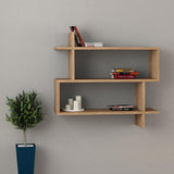 Raft Paralel, Maro - Alb, 70x22x65 cm - Raft Paralel, Maro - Alb, 70x22x65 cm