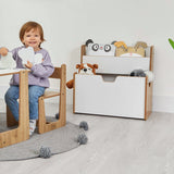 Raft pentru gru, alb Natural, 57x34x55 cm - Natural