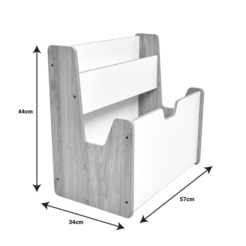 Raft pentru gru, alb Natural, 57x34x55 cm - Natural