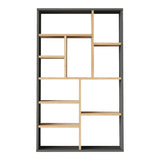 Raftul Boteca pentru 10 persoane nuante Naturale-, Alb - Natural, 75x22x124 cm - Natur