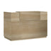 Receptie cu rafturi Lotus, Lemn, Stejar, 180x70x110 cm