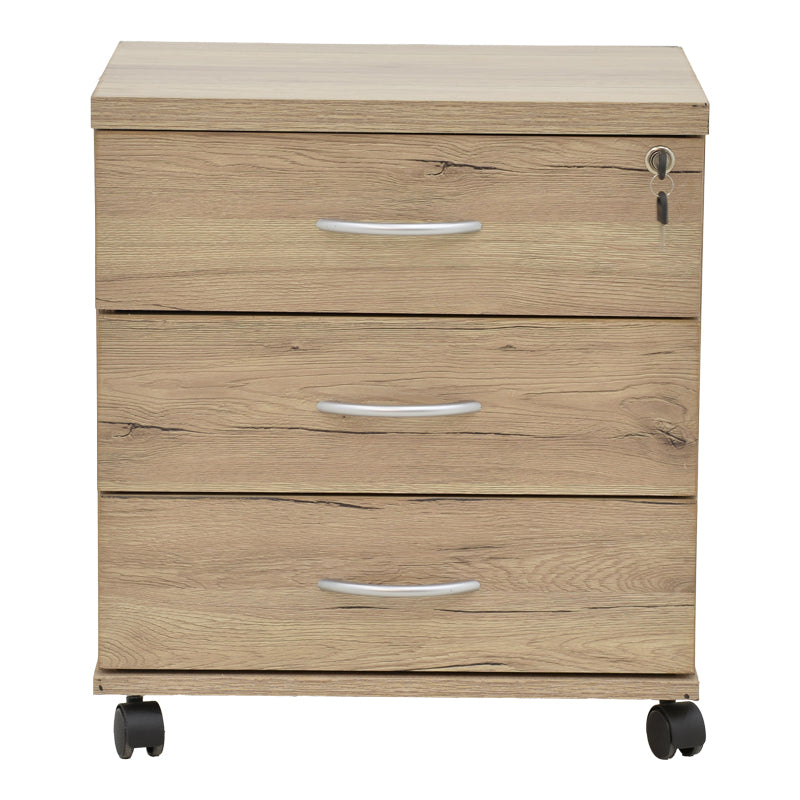 Rollbox cu rotile Anze, Natural, 48x38x53 cm