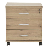 Rollbox cu rotile Anze, Natural, 48x38x53 cm