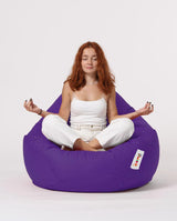 Sac Fotoliu puf, dehusabil, Dirtproof, Interior/exterior, impermeabil, Garden Bean Bag Anelka, 115x130x39 cm - Violet