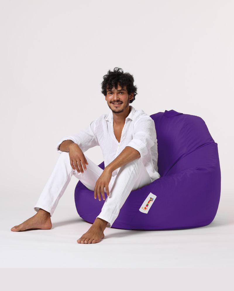 Sac Fotoliu puf, dehusabil, Dirtproof, Interior/exterior, impermeabil, Garden Bean Bag Anelka, 115x130x39 cm - Violet