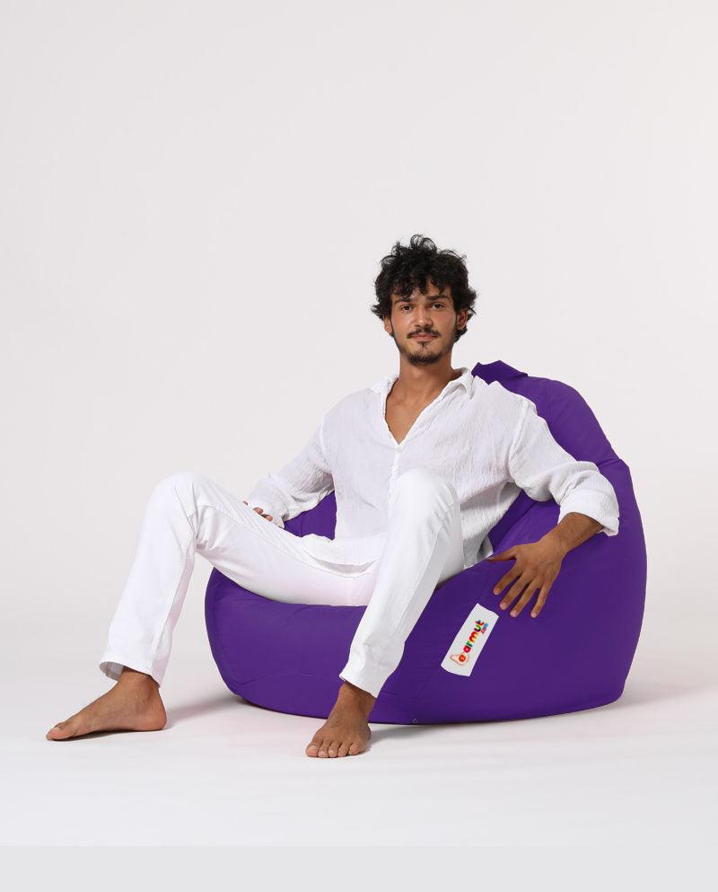 Sac Fotoliu puf, dehusabil, Dirtproof, Interior/exterior, impermeabil, Garden Bean Bag Anelka, 115x130x39 cm - Violet