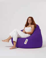 Sac Fotoliu puf, dehusabil, Dirtproof, Interior/exterior, impermeabil, Garden Bean Bag Anelka, 115x130x39 cm - Violet