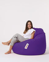 Sac Fotoliu puf, dehusabil, Dirtproof, Interior/exterior, impermeabil, Garden Bean Bag Anelka, 115x130x39 cm - Violet