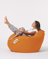 Sac Fotoliu puf, dehusabil, Dirtproof, Interior/exterior, impermeabil, Garden Bean Bag Anelka, 115x130x39 cm - Portocaliu