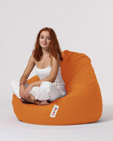 Sac Fotoliu puf, dehusabil, Dirtproof, Interior/exterior, impermeabil, Garden Bean Bag Anelka, 115x130x39 cm - portocale