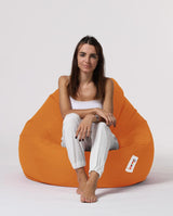 Sac Fotoliu puf, dehusabil, Dirtproof, Interior/exterior, impermeabil, Garden Bean Bag Anelka, 115x130x39 cm - portocale