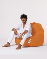 Sac Fotoliu puf, dehusabil, Dirtproof, Interior/exterior, impermeabil, Garden Bean Bag Anelka, 115x130x39 cm - portocale