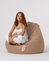 Sac Fotoliu puf, dehusabil, Dirtproof, Interior/exterior, impermeabil, Garden Bean Bag Anelka, 115x130x39 cm - Maro