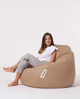 Sac Fotoliu puf, dehusabil, Dirtproof, Interior/exterior, impermeabil, Garden Bean Bag Anelka, 115x130x39 cm - Maro