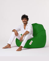 Sac Fotoliu puf, dehusabil, Dirtproof, Interior/exterior, impermeabil, Garden Bean Bag Anelka, 115x130x39 cm - Verde