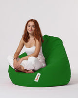 Sac Fotoliu puf, dehusabil, Dirtproof, Interior/exterior, impermeabil, Garden Bean Bag Anelka, 115x130x39 cm - Verde