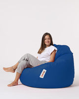 Sac Fotoliu puf, dehusabil, Dirtproof, Interior/exterior, impermeabil, Garden Bean Bag Anelka, 115x130x39 cm - Albastru