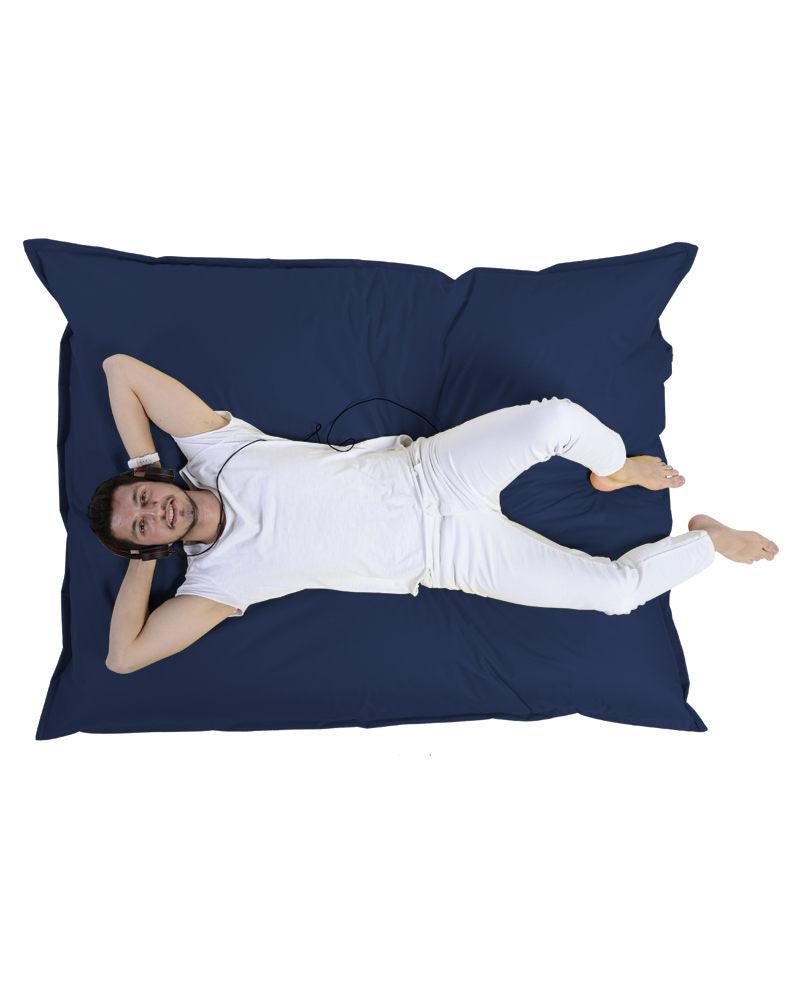 Saltea / Fotoliu Puf, Bean Bag Extra Arda, 180x140x30 cm - Albastru inchis