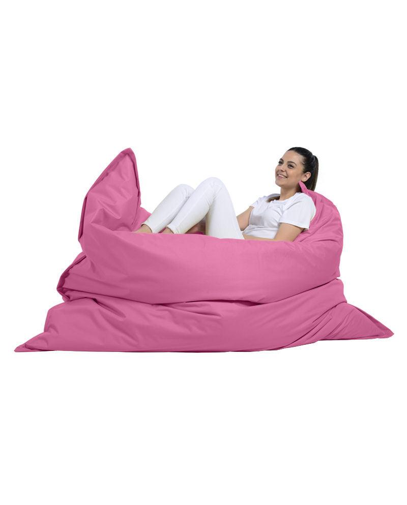 Saltea / Fotoliu Puf, Bean Bag Extra Arda, 180x140x30 cm - Roz