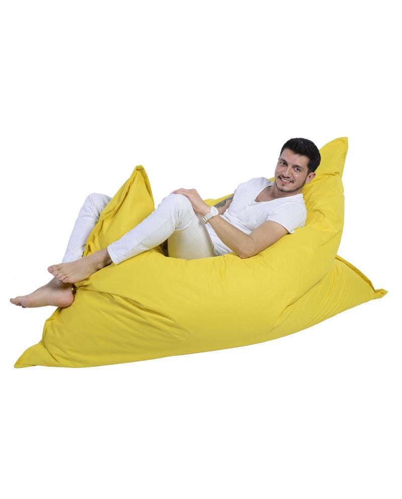 Saltea / Fotoliu Puf, Bean Bag Extra Arda, 180x140x30 cm - Galben