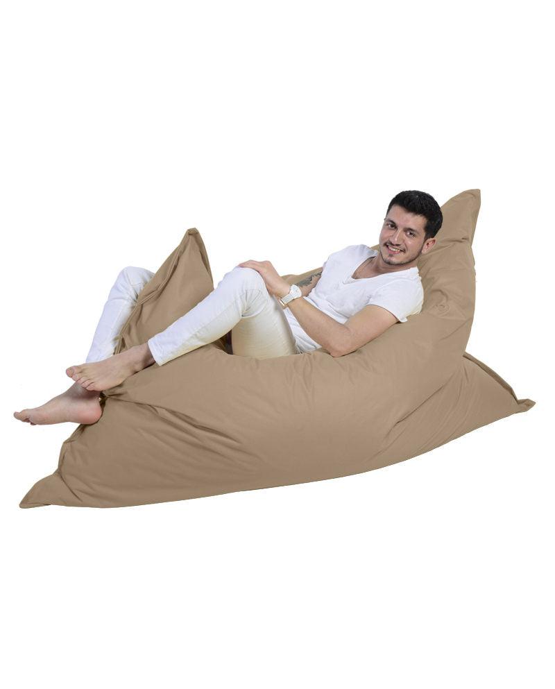Saltea / Fotoliu Puf, Bean Bag Extra Arda, 180x140x30 cm - Maro
