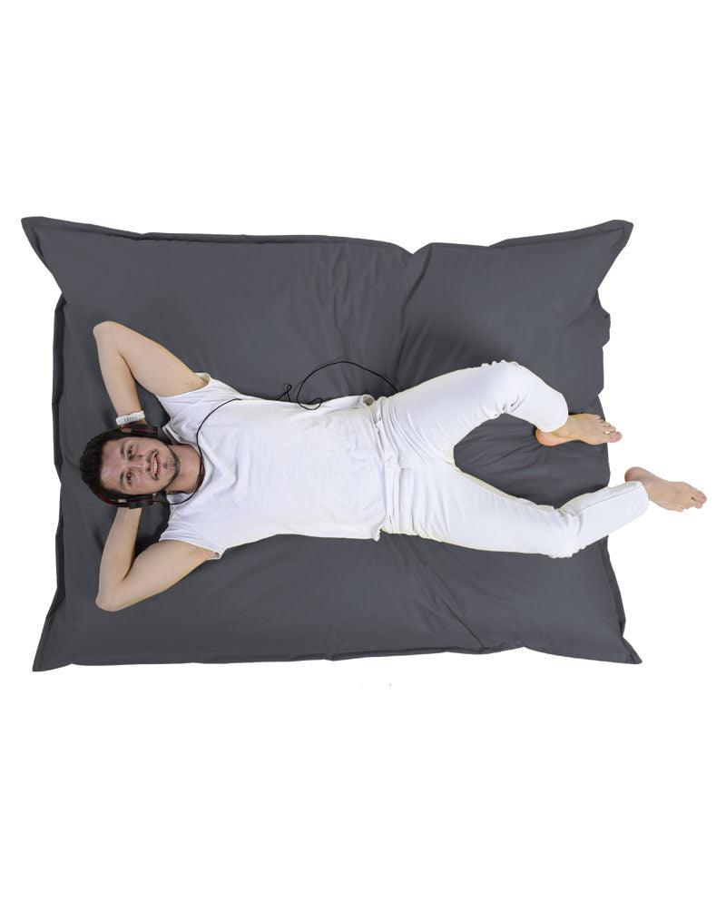 Saltea / Fotoliu Puf, Bean Bag Extra Arda, 180x140x30 cm - Fum
