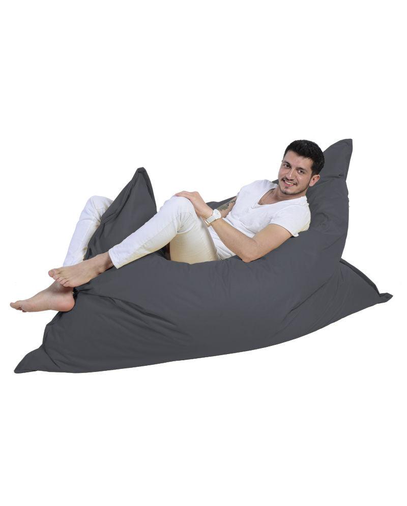 Saltea / Fotoliu Puf, Bean Bag Extra Arda, 180x140x30 cm - Fum
