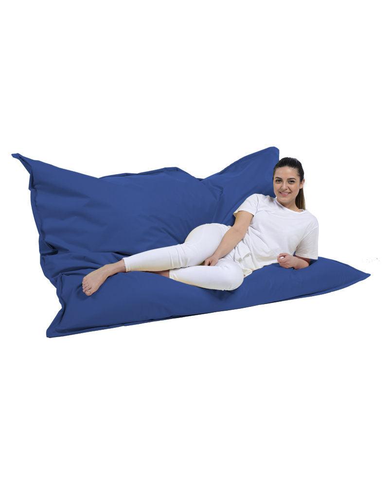 Saltea / Fotoliu Puf, Bean Bag Extra Arda, 180x140x30 cm - Albastru