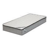 Saltea Perfecto cu arcuri continue pe o singura parte, cu strat superior de 18-20cm, Alb, 90x190 cm
